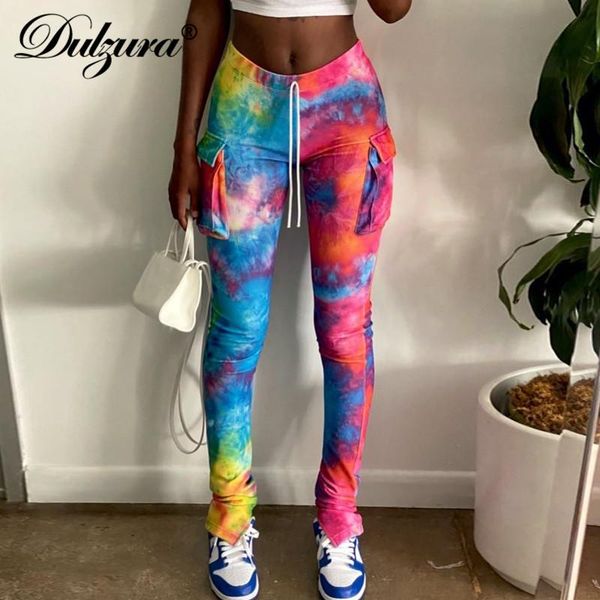 women's leggings dulzura tie dye women high waist slit pocket stretch fitness push up streetwear casual autumn winter sporty sweatpants, Black
women's leggings dulzura tie dye women high waist slit pocket stretch fitness push up streetwear casual autumn winter sporty sweatpants, Black