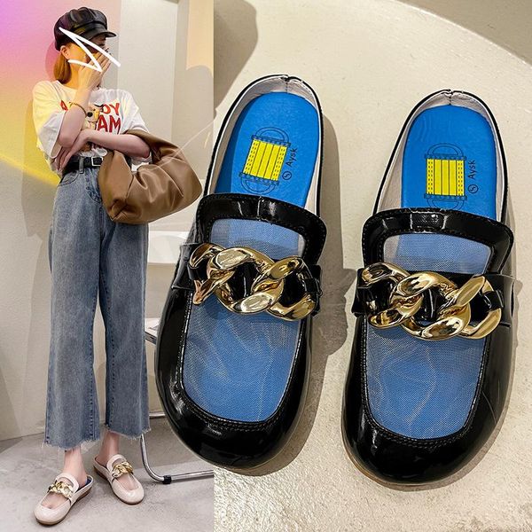 slippers cover toe flat shoes female loafers low woman's slides rivet fashion 2021 luxury basic hoof heels rubber cotton fabric, Black
slippers cover toe flat shoes female loafers low woman's slides rivet fashion 2021 luxury basic hoof heels rubber cotton fabric, Black