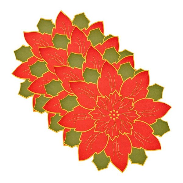 mats & pads christmas placemat set of 4, with red flower printed, non-slip place washable for decoration
mats & pads christmas placemat set of 4, with red flower printed, non-slip place washable for decoration