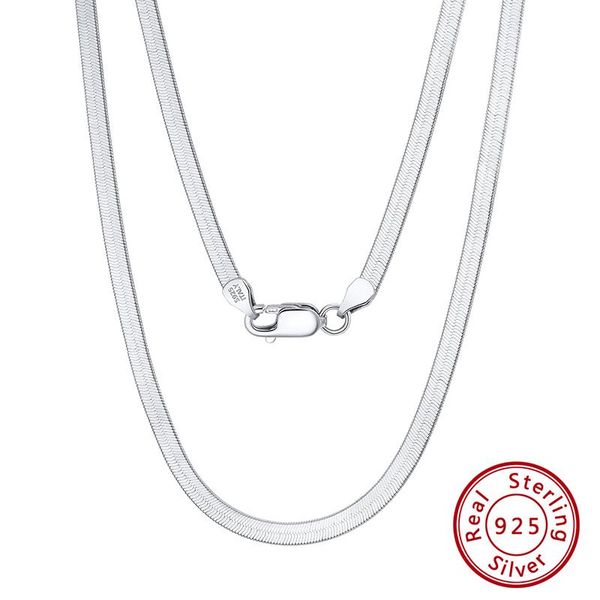 chains unique 3mm flexible flat chain herringbone blade necklace for women men 925 silver neck jewelry
chains unique 3mm flexible flat chain herringbone blade necklace for women men 925 silver neck jewelry