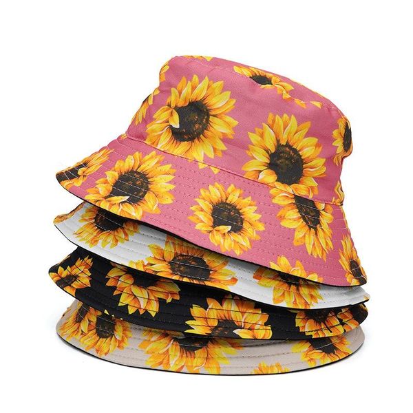wide brim hats fashion spring summer black floral fisherman caps panama sunflower print bucket hat for women mens, Blue;gray
wide brim hats fashion spring summer black floral fisherman caps panama sunflower print bucket hat for women mens, Blue;gray