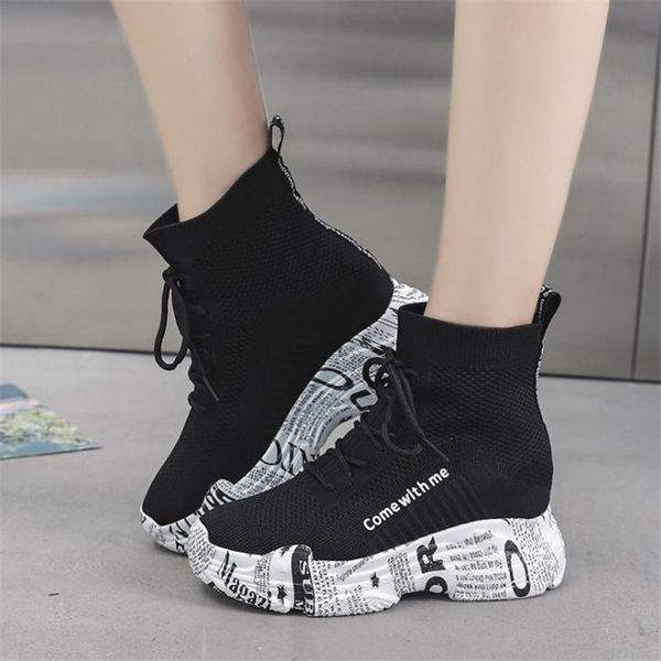 boots bzbfsky fashion letter graffiti high platform ankle for women hidden heels knitted casual shoes woman slip on botas mujer, Black
boots bzbfsky fashion letter graffiti high platform ankle for women hidden heels knitted casual shoes woman slip on botas mujer, Black