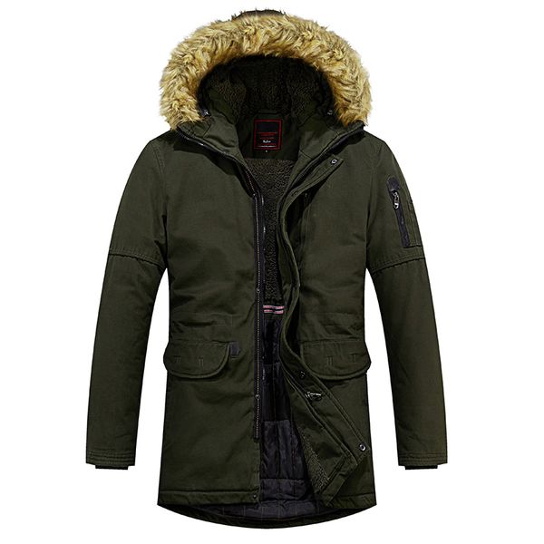 2021 new men's winter fleece jacket windbreaker wool liner overcoat jaqueta masculina men fur hooded snow parka coats l-4xl e3tz, Black
2021 new men's winter fleece jacket windbreaker wool liner overcoat jaqueta masculina men fur hooded snow parka coats l-4xl e3tz, Black