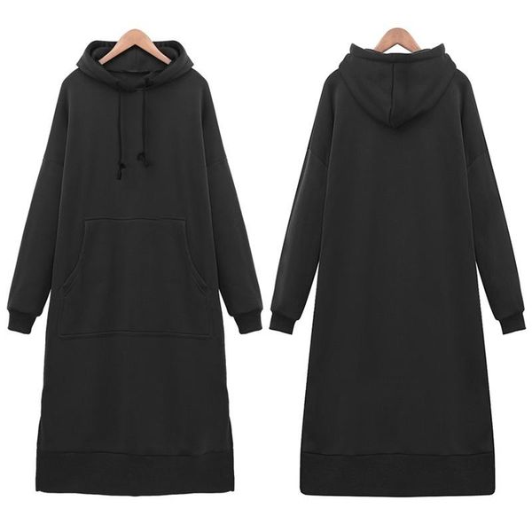 women's hoodies & sweatshirts long hoodie solid color hooded thick warm pocket pullover winter leisure sweatshirt long-sleeved top, Black
women's hoodies & sweatshirts long hoodie solid color hooded thick warm pocket pullover winter leisure sweatshirt long-sleeved top, Black
