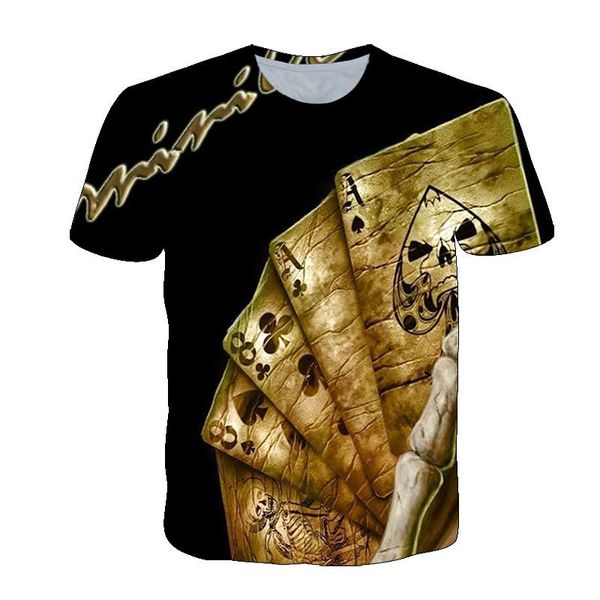 men's t-shirts poker printed t-shirt funny playing cards 3d fashion harajuku tshirt for men/women streetwear summer casual cool, White;black
men's t-shirts poker printed t-shirt funny playing cards 3d fashion harajuku tshirt for men/women streetwear summer casual cool, White;black