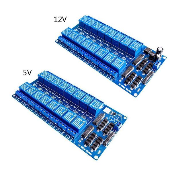 16 channel relay housing module with optocoupler dc 5v 12v lm2576 power relay 
16 channel relay housing module with optocoupler dc 5v 12v lm2576 power relay