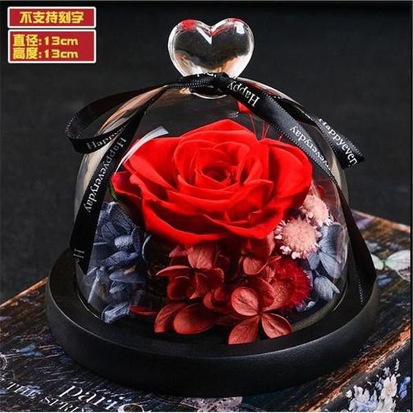 party decoration preserved fresh flower red/blue rose with animal last forever in glass dome light fashion gift for mother girlfriend friend 
party decoration preserved fresh flower red/blue rose with animal last forever in glass dome light fashion gift for mother girlfriend friend