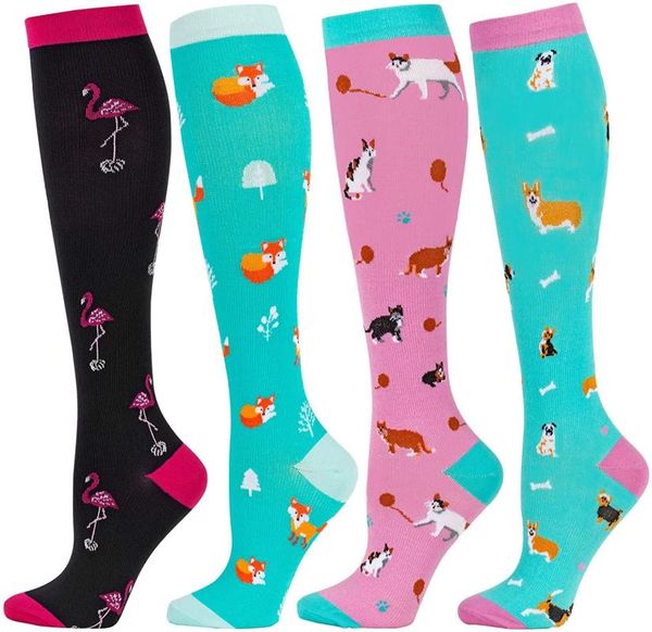 men's socks compression sports cycling happy long knee high for anti fatigue pain relief men women, Black
men's socks compression sports cycling happy long knee high for anti fatigue pain relief men women, Black