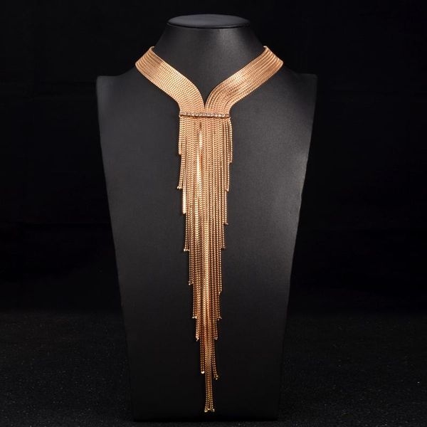 chokers uddein gold alloy tassle pendant necklace for women sweater chain vintage long statement collier party jewelry choker, Golden;silver
chokers uddein gold alloy tassle pendant necklace for women sweater chain vintage long statement collier party jewelry choker, Golden;silver