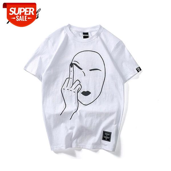 2018 Hot Middle Finger Printed T-Shirts Summer Hip Hop Casual Fashion Cotton Streetwear Skateboards Tops Tees(Asian Size) #sm9C, White;black
2018 Hot Middle Finger Printed T-Shirts Summer Hip Hop Casual Fashion Cotton Streetwear Skateboards Tops Tees(Asian Size) #sm9C, White;black