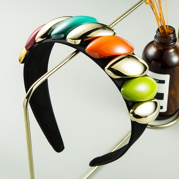 hair accessories creative headband autumn and winter color geometric wide brim female bangs headdress, Slivery;white
hair accessories creative headband autumn and winter color geometric wide brim female bangs headdress, Slivery;white