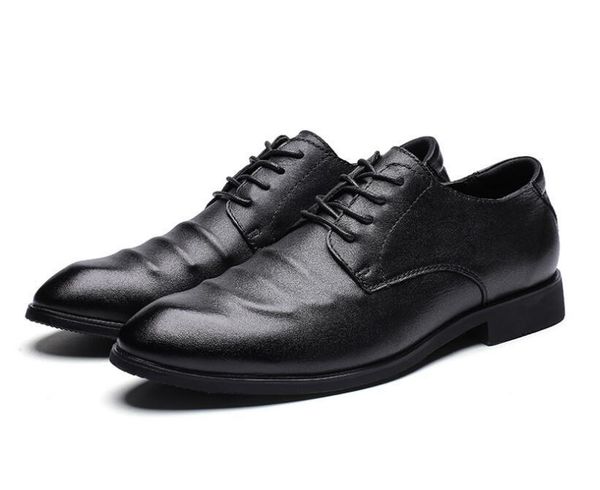 dress shoes leather men casual large size pointed toe mens single first layer men's, Black
dress shoes leather men casual large size pointed toe mens single first layer men's, Black