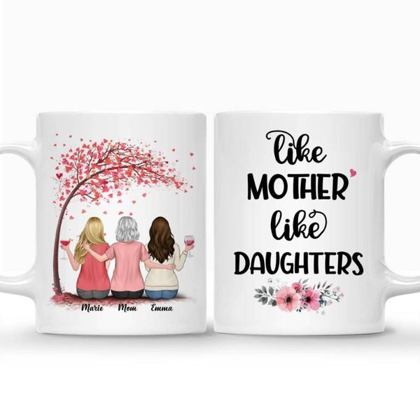 mugs mother & daughters personalized mug heart leaves custom made family coffee cups mother's day 11/15 oz rr2047
mugs mother & daughters personalized mug heart leaves custom made family coffee cups mother's day 11/15 oz rr2047