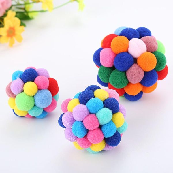 cat toys pet colorful handmade bell bouncing ball built-in catnip cute interactive c1066 a
cat toys pet colorful handmade bell bouncing ball built-in catnip cute interactive c1066 a