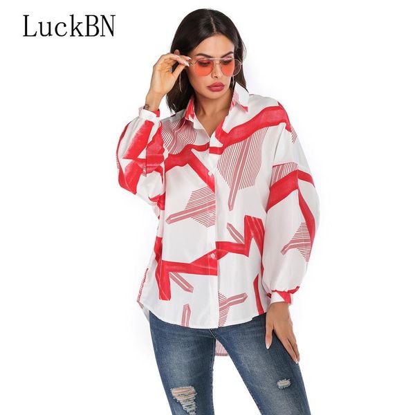 luckbn striped women's clothing chiffon shirt 2021 summer autumn casual loose long sleeve v-neck blouse women plus size, White
luckbn striped women's clothing chiffon shirt 2021 summer autumn casual loose long sleeve v-neck blouse women plus size, White