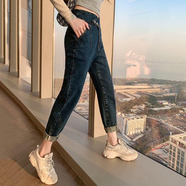 women's brim pants 2021 new high waist loose leg hare casual all-match jeans pcii, Blue
women's brim pants 2021 new high waist loose leg hare casual all-match jeans pcii, Blue