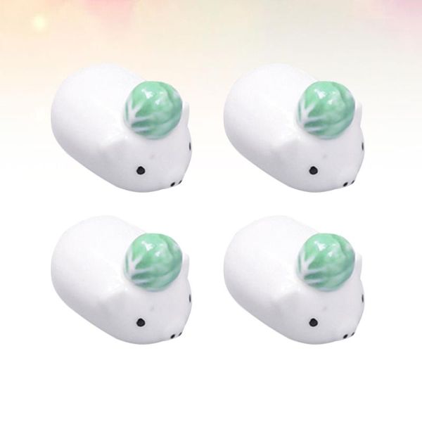 chopsticks 4pcs japanese style household holder rest piggy white radish shape design (white + green)
chopsticks 4pcs japanese style household holder rest piggy white radish shape design (white + green)