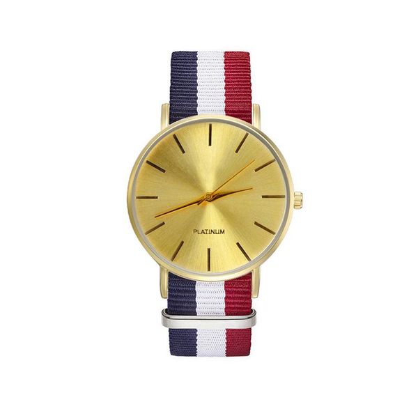 wristwatches men quartz simple men's wrist watch casual striped canvas erkek kol saati drop gift, Slivery;brown
wristwatches men quartz simple men's wrist watch casual striped canvas erkek kol saati drop gift, Slivery;brown
