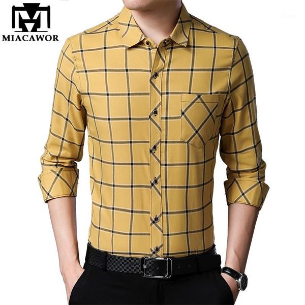 miacawor new mens shirts spring long sleeve slim fit camisa masculina yellow business casual plaid shirts men clothing c5921, White;black
miacawor new mens shirts spring long sleeve slim fit camisa masculina yellow business casual plaid shirts men clothing c5921, White;black