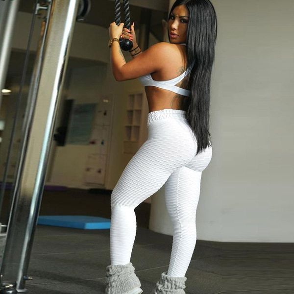 women's leggings 2021 yoga pants fitness sports jacquard push up female running trousers high waist leggins gym, Black
women's leggings 2021 yoga pants fitness sports jacquard push up female running trousers high waist leggins gym, Black