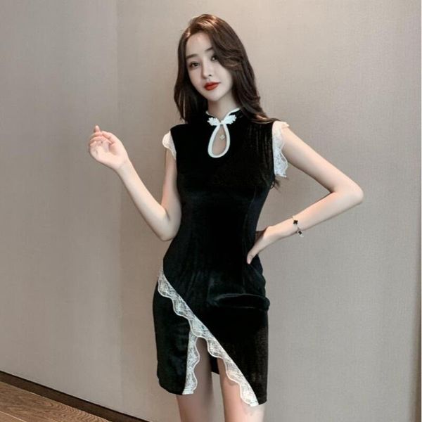 ethnic clothing dresses party night club dress 2021 sleeveless cheongsam short chinese traditional velet qipao 11933, Red
ethnic clothing dresses party night club dress 2021 sleeveless cheongsam short chinese traditional velet qipao 11933, Red