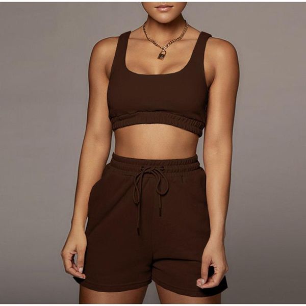 women's tracksuits casual sportswear two piece sets women 2021 vest slim crop and drawstring shorts matching set summer athleisure out, Gray
women's tracksuits casual sportswear two piece sets women 2021 vest slim crop and drawstring shorts matching set summer athleisure out, Gray