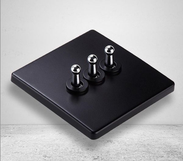 smart home control 86 type retro black silver lever wall lamp toggle switch 1-4 gang single dual 2 way light 10a 250v
smart home control 86 type retro black silver lever wall lamp toggle switch 1-4 gang single dual 2 way light 10a 250v