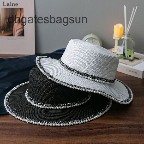 brand cap and carves korean pearl band drill flat straw hat woven wide brim elegant temperament dinner party out of the street p30a, Blue;gray
brand cap and carves korean pearl band drill flat straw hat woven wide brim elegant temperament dinner party out of the street p30a, Blue;gray