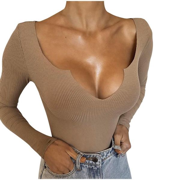 women's t-shirt slim t-shirts streetwear fashion solid color tight long sleeve bottomed v neck women tshirts koszulki damskie, White
women's t-shirt slim t-shirts streetwear fashion solid color tight long sleeve bottomed v neck women tshirts koszulki damskie, White