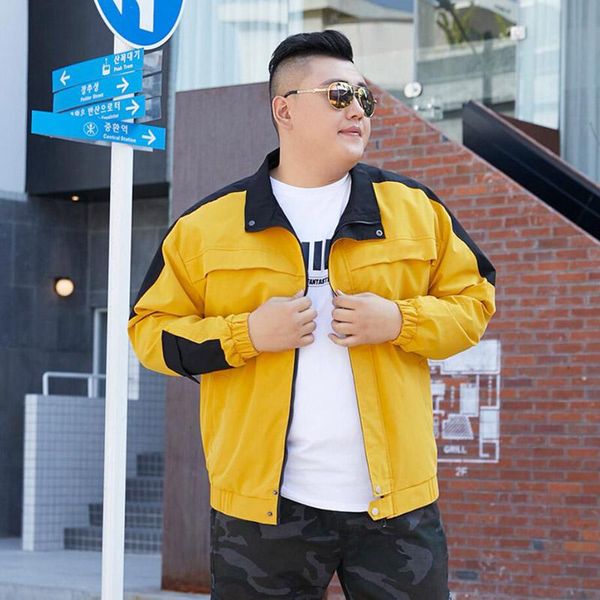 men's jackets autumn spring men cargo patchwork zipper casual out door coat large size 8xl outwear ins cool fashion jacket 52 54, Black;brown
men's jackets autumn spring men cargo patchwork zipper casual out door coat large size 8xl outwear ins cool fashion jacket 52 54, Black;brown