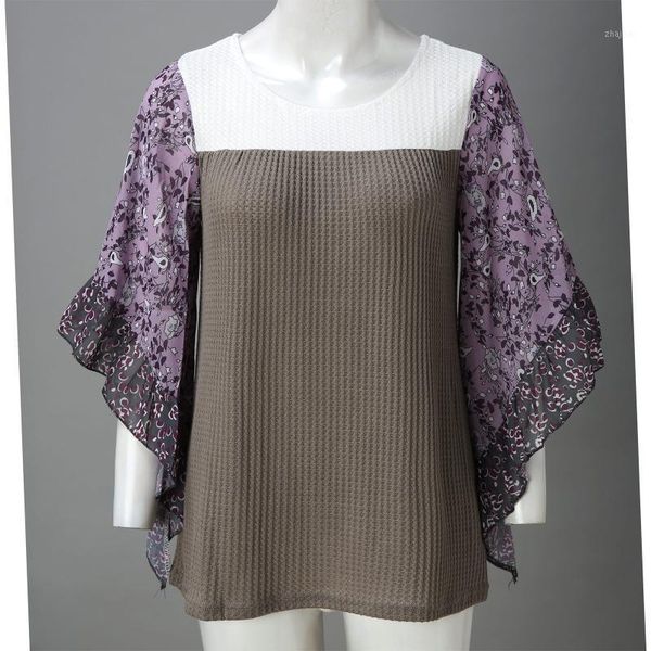 women's blouses & shirts woman blouse ethnic style printed splicing long-sleeved v-neck casual loose streetwear lotus sleeves autumn r5, White
women's blouses & shirts woman blouse ethnic style printed splicing long-sleeved v-neck casual loose streetwear lotus sleeves autumn r5, White