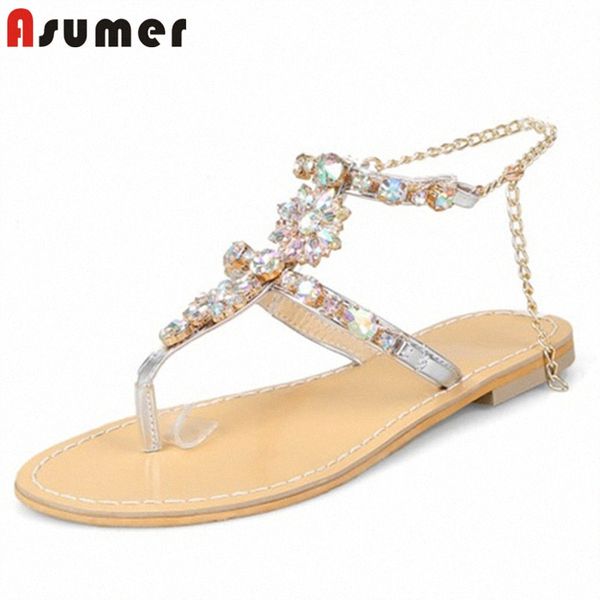 asumer 2020 big size 50 women sandals crystal buckle summer flip flops comfortable beach party shoes ladies flat sandals mens s 13mo#, Black
asumer 2020 big size 50 women sandals crystal buckle summer flip flops comfortable beach party shoes ladies flat sandals mens s 13mo#, Black