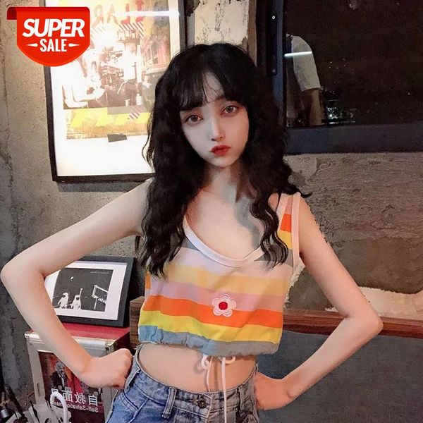 2020 summer new tanks candy color striped sleeveless pullover korean elegant style vest female ladies vest for club #mm7a, White
2020 summer new tanks candy color striped sleeveless pullover korean elegant style vest female ladies vest for club #mm7a, White