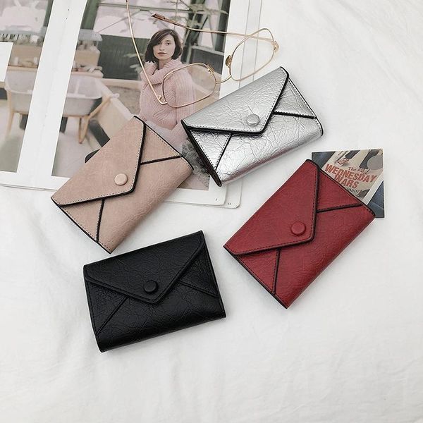 wallets 2021 women's wallet korean version of the short chic retro ladies clutch bag sen thin, Red;black
wallets 2021 women's wallet korean version of the short chic retro ladies clutch bag sen thin, Red;black