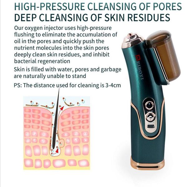 automatic oxygen mesotherapy syringe portable high pressure water nano spray gun small bubble beauty apparatus sprayer, Black;white
automatic oxygen mesotherapy syringe portable high pressure water nano spray gun small bubble beauty apparatus sprayer, Black;white