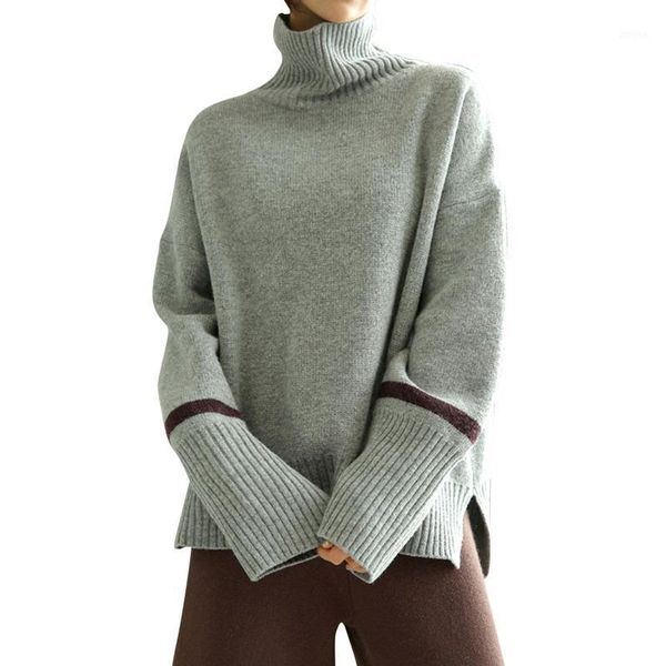 thick cashmere pullover knitted sweater women 2021 autmun winter streetwear loose pull femme hiver turtleneck jumpers women's sweaters, White;black
thick cashmere pullover knitted sweater women 2021 autmun winter streetwear loose pull femme hiver turtleneck jumpers women's sweaters, White;black