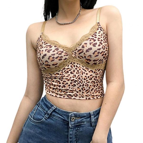 women's tanks & camis sling vest leopard print skin-friendly v-neck camisole spaghetti strap streetwear, White
women's tanks & camis sling vest leopard print skin-friendly v-neck camisole spaghetti strap streetwear, White