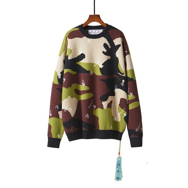 2021 autumn winter new men's wear youth loose off tide brand camouflage printed sweater, Black
2021 autumn winter new men's wear youth loose off tide brand camouflage printed sweater, Black