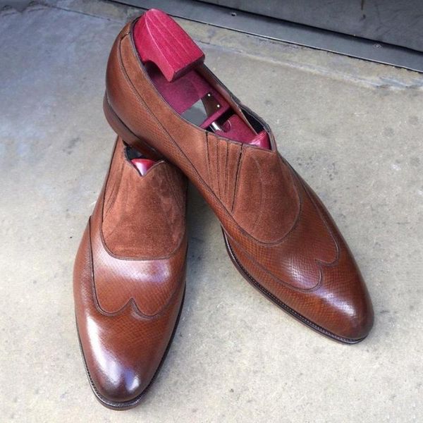 dress shoes fashion handmade imitation deerskin stitching bright pu leather formal wear casual trend all-match loafers hl060, Black
dress shoes fashion handmade imitation deerskin stitching bright pu leather formal wear casual trend all-match loafers hl060, Black