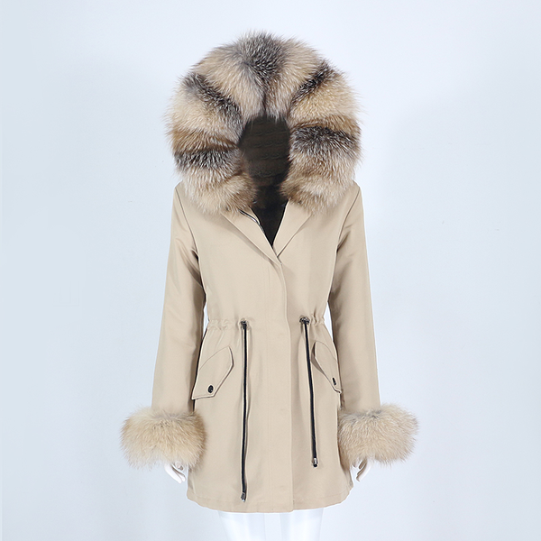 oftbuy 2021 waterproof long parka real fur coat winter jacket women natural fox fur collar hooded cuffs thick warm detachable, Black
oftbuy 2021 waterproof long parka real fur coat winter jacket women natural fox fur collar hooded cuffs thick warm detachable, Black