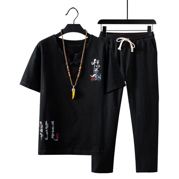 men's tracksuits big size -5xl summer linen set men brand tshirt + pants breathable casual beach 2021 t-shirt fashion suits xxxxxl, Gray
men's tracksuits big size -5xl summer linen set men brand tshirt + pants breathable casual beach 2021 t-shirt fashion suits xxxxxl, Gray