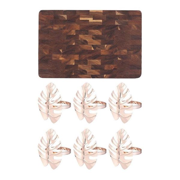 napkin rings acacia wood cutting board solid sturdy chopping serving tray with 6pcs hawaii wedding party monstera holder
napkin rings acacia wood cutting board solid sturdy chopping serving tray with 6pcs hawaii wedding party monstera holder