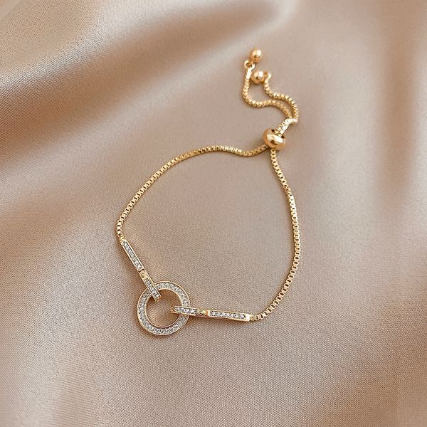 xianlan615 golden zircon adjustable bracelet design senior female niche han edition web celebrity contracted couple girlfriends br, Silver
xianlan615 golden zircon adjustable bracelet design senior female niche han edition web celebrity contracted couple girlfriends br, Silver