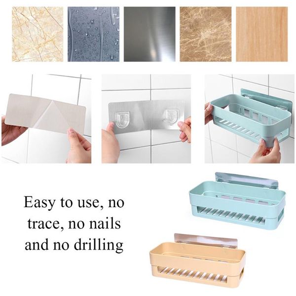 bathroom storage & organization ikayaa strong adhesive shelf punch-plastic rack drain basket for kitchen home
bathroom storage & organization ikayaa strong adhesive shelf punch-plastic rack drain basket for kitchen home