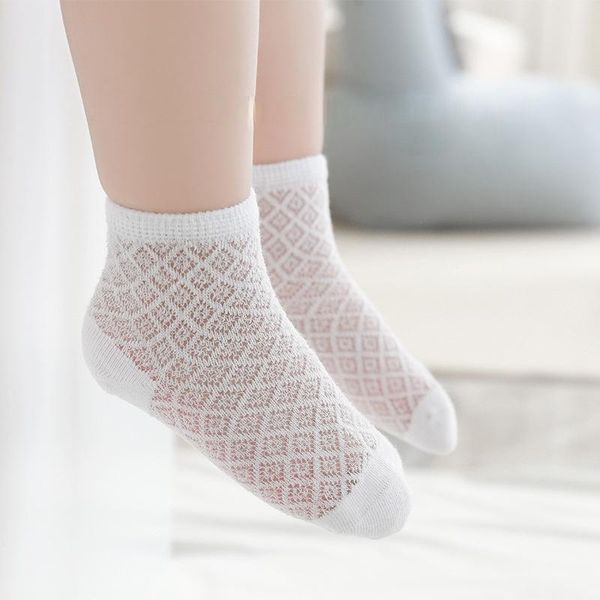 socks 4pairs of baby cotton summer thin cute section mesh born children's breathable solid color prince, Pink;yellow
socks 4pairs of baby cotton summer thin cute section mesh born children's breathable solid color prince, Pink;yellow