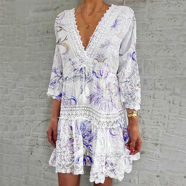 new women elegant embroidery v neck drawstring party mini 2021 summer hollow out es lady casual flare sleeve gwb8, Black;gray
new women elegant embroidery v neck drawstring party mini 2021 summer hollow out es lady casual flare sleeve gwb8, Black;gray