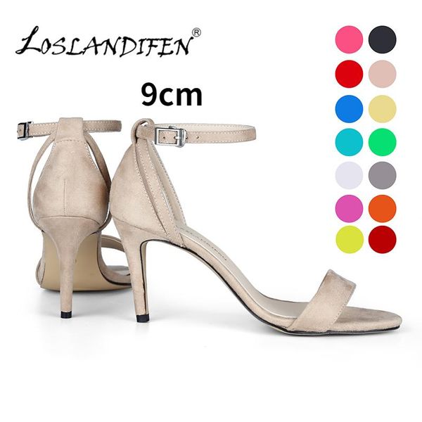 sandals loslandifen fashion women's ankle strap summer office thin high heel shoes classic party buckle red velvet pumps, Black
sandals loslandifen fashion women's ankle strap summer office thin high heel shoes classic party buckle red velvet pumps, Black