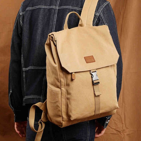 canvas bag men's and women's backpack fashion leisure high school school college student capacity travel
canvas bag men's and women's backpack fashion leisure high school school college student capacity travel