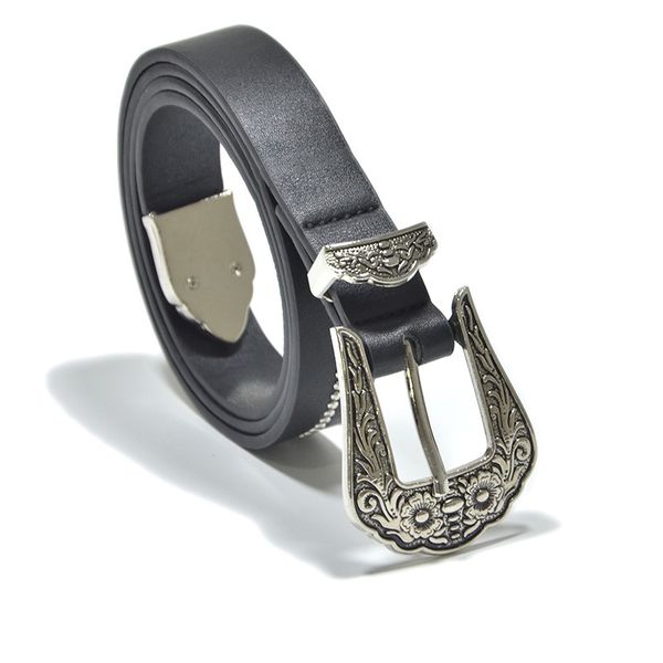 star women's belt imitation leather belt multicolor carved buckle decorative jeans belt, Black;brown
star women's belt imitation leather belt multicolor carved buckle decorative jeans belt, Black;brown