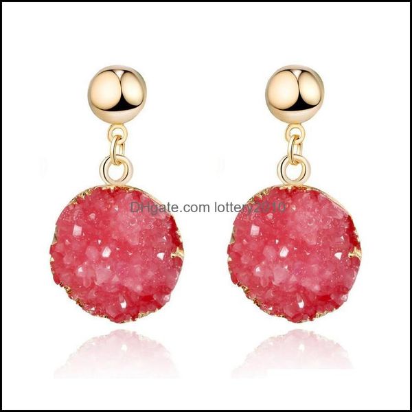 & chandelier jewelryfashion gold color round fake druzy bohemian handmade red resin stone earrings for women dangle earring trendy drop deli, Silver
& chandelier jewelryfashion gold color round fake druzy bohemian handmade red resin stone earrings for women dangle earring trendy drop deli, Silver
